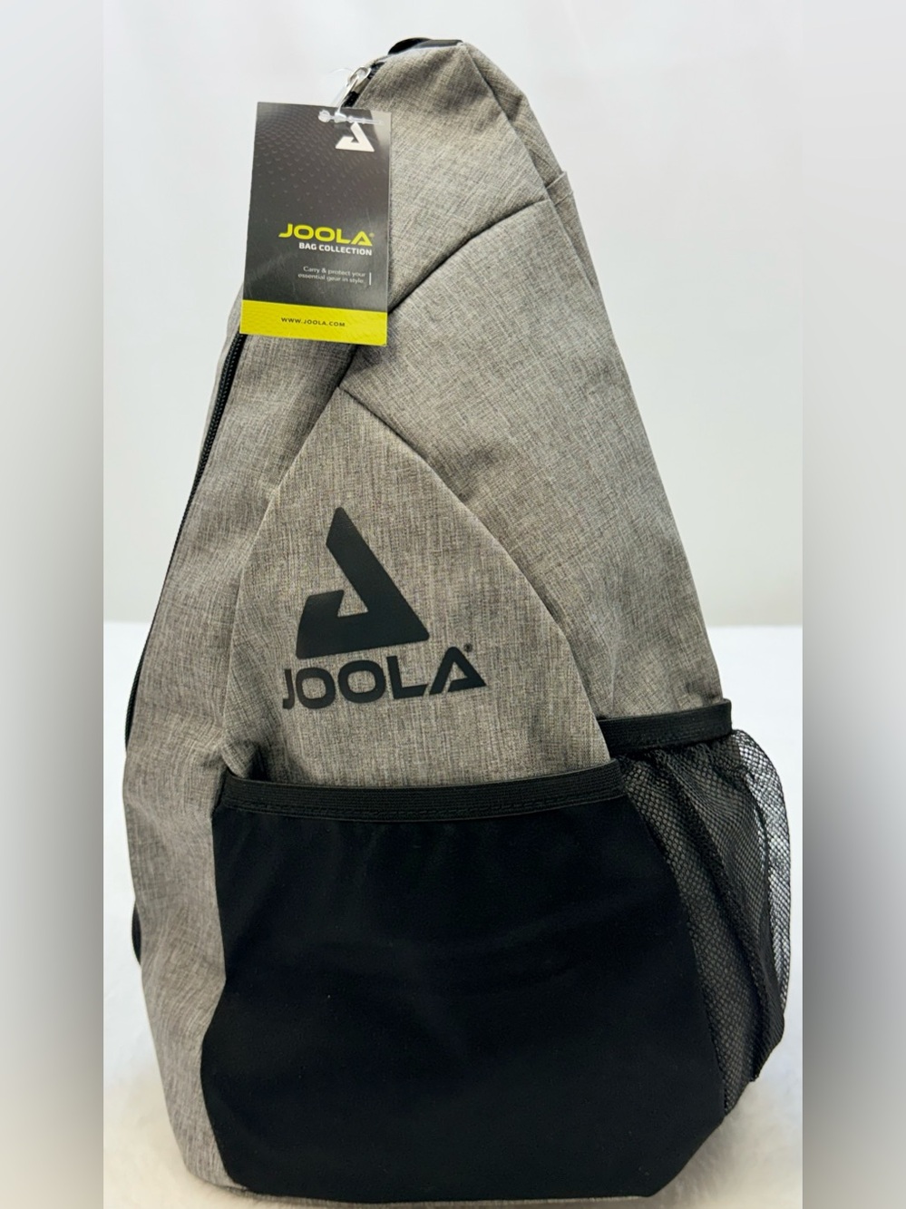 Joola Essential Pickleball Adjustable Men's Grey Sling Bag Grey & Black